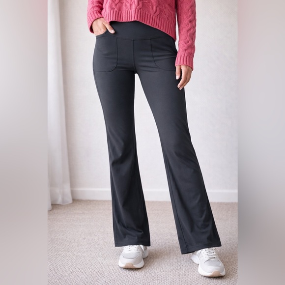 With Love Molly Pants - Stylish Wide Leg Black Women's Leggings